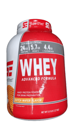 אבקת חלבון וואן וואי OneWhey | בטעם ווופל הולנדי | 2.27 ק"ג | 69 מנות הגשה | סופר אפקט | Super Effect