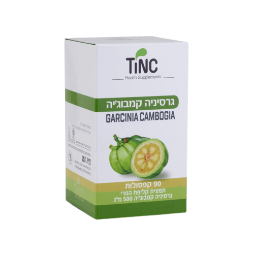 גרסיניה קמבוגיה 500 מג | מכיל 90 כמוסות | טינקטורה טק | Tinctura Tech