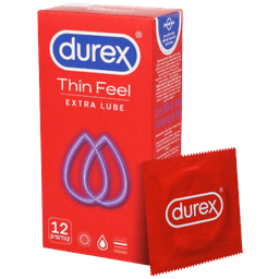 Intimate Feel - קונדומים דקים בתוספת חומר סיכה - 12 יח דורקס | Durex