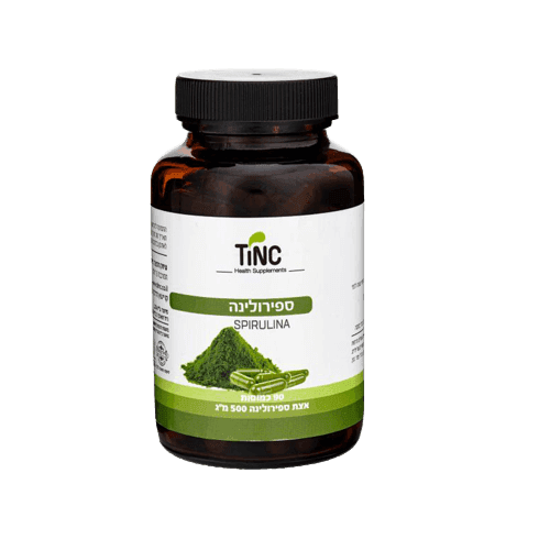 ספירולינה | 500 מג | מכיל 90 קפסולות צמחיות | טינקטורה טק | Tinctura Tech