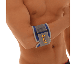 רצועת חבק לטניס אלבו מניאופרן ללחץ ישיר על מפרק המרפק | מסייע ל-Tennis Elbow או ל-Golfers Elbow | מידה L-XL אוריאל | URIEL