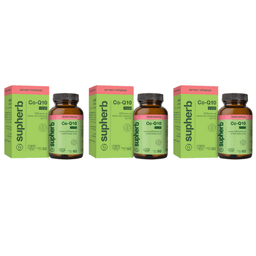סופהרב | קו אנזים | Q10 | במינון 100מג | 180 כמוסות | כמוסות רכות | סופהרב | SUPHERB