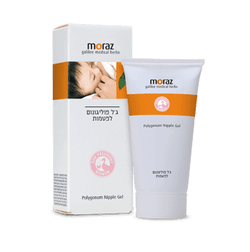 גל פוליגונום לפטמות | לריכוך הפטמות | במהלך חודשי ההיריון וההנקה | מכיל 50 מל | מורז | Moraz