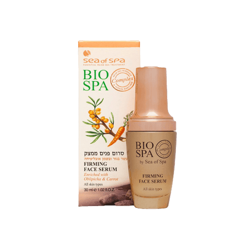 סרום פנים ממצק | מעושר בגזר ובשמן אובליפיחה | מכיל 30 מל | ביו ספא | BIO SPA