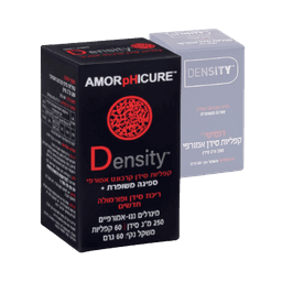 תוסף סידן אמורפי | דנסיטי | מכיל 60 טבליות | מוצר כשר | דנסיטי | DENSITY