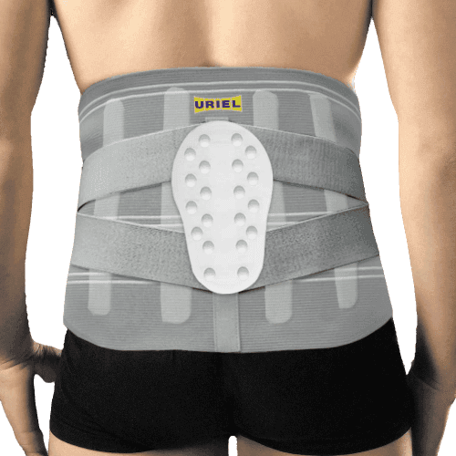חגורת גב מותנית עם סגירה כפולה לתמיכה נוספת כרית סיליקון | ITEM 0622 | מידה M | אוריאל אוריאל | URIEL