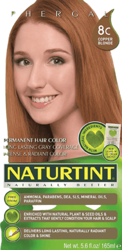 נטורטינט | צבע שיער קבוע | 8C בלונד נחושת | מכיל 165 מל | נטורטינט | NATURTINT