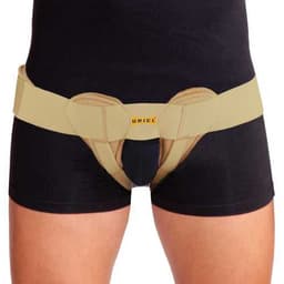 חגורת שבר בקע לשני הצדדים או לצד אחד | חגורה תומכת בשרירי המפשעה המוחלשים ויכולה לעזור במקרה של בקע | מידה L אוריאל | URIEL