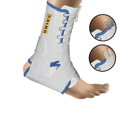 סד מייצב מוטות תמיכה לקרסול מומלץ במקרי פציעה נקע או נפיחות עם סגירת שרוכים להידוק והתאמה אידיאלי | מידה XXL אוריאל | URIEL