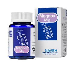 מגנוקס מיג | מכיל 30 כמוסות | תוסף תזונה | נוה פארמה | NavehPharma
