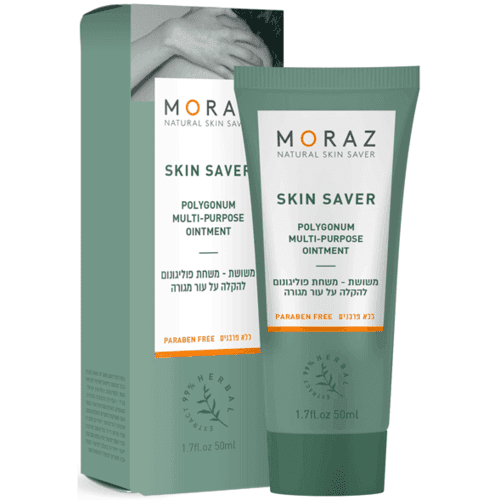 משחת פוליגונום | להקלה על עור פגום | מכיל 50 מל | לטיפול בפגעי עור שטחיים ומורכבים | מורז | Moraz