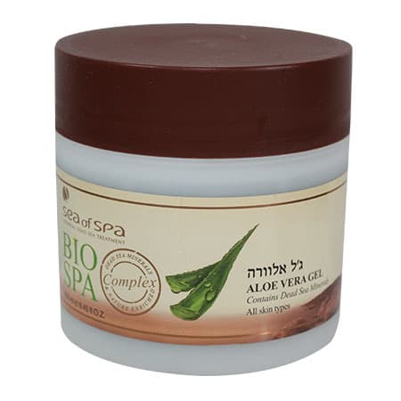 גל אלוורה | מכיל 250 מל | Aloe Vera Gel | מכיל מינרלים מים המלח | Contains Dead Sea Minerals | ביו ספא | BIO SPA