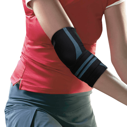 שרוול לחץ רצועת לחץ בצורת לתמיכה היקפית והקלה בכאבי מפרק המרפק הורדת נפיחות וטיפול בנקעים | מידה XL אוריאל | URIEL