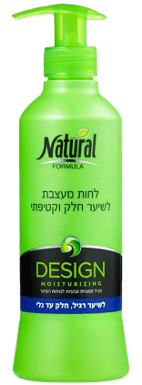 לחות מעצבת לשיער חלק וקטיפתי | 400 מל | נטורל פורמולה | Natural Formula