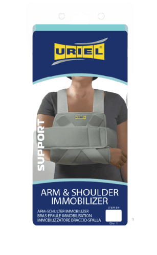 מהנדס זרוע ורצועת כתף לטיפול בתיקון כתפיים טראומטי או לאחר ניתוח | ITEM 84 | מידה L | אוריאל אוריאל | URIEL