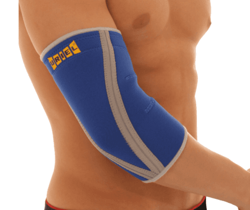 מגן מרפק אלסטי איכותי העשוי מניאופרן להפחתת כאב | מידה L | אוריאל | URIEL