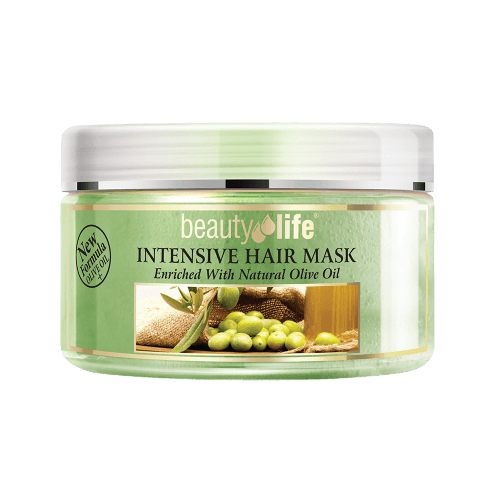 מסיכה לשיער | בתוספת שמן זית טבעי | לכל סוגי השיער | מכיל 250 מל | ביוטי לייף | Beauty Life