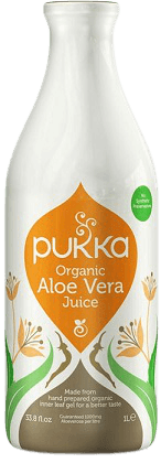 משקה אלוורה | אורגני טהור ולא מסונן | מכיל 1 ליטר | פוקה | PUKKA