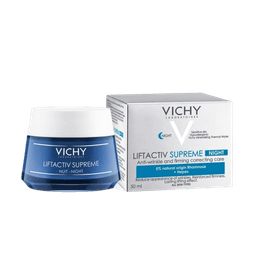 קרם לילה ליפט אקטיב סופרים | לכל סוגי העור | מכיל 50 מל | LIFTACTIV SUPREME | וישי | Vichy