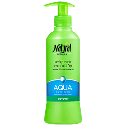קרם לחות לשיער | לחות קלילה על בסיס מים | לשיער יבש | 400 מל | נטורל פורמולה | Natural Formula
