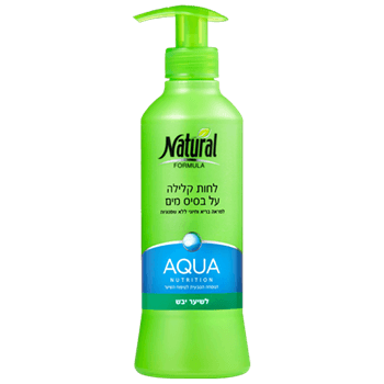 קרם לחות לשיער | לחות קלילה על בסיס מים | לשיער יבש | 400 מל | נטורל פורמולה | Natural Formula