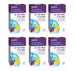 מבצע שישייה - סופר Q-10 במינון 100 מג | מכיל סהכ 360 כמוסות רכות | בתוספת ביופרין | אלטמן | ALTMAN