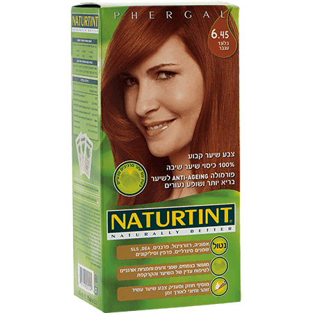 נטורטינט | צבע שיער קבוע | 645 בלונד ענבר | מיכל 165 מל | נטורטינט | NATURTINT