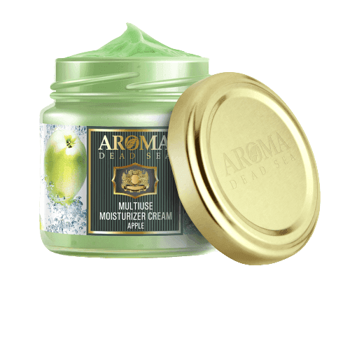 קרם רב שימושי | תפוח | מכיל 100 מל | עשיר בשמנים טבעיים מינרלים מים המלח וויטמינים A וE | מזין את העור | ארומה דד סי | Aroma Dead Sea
