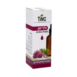 תמצית שורש ולריאן | ולריאן נוזלי | מכיל 100 מל | טינקטורה טק | Tinctura Tech