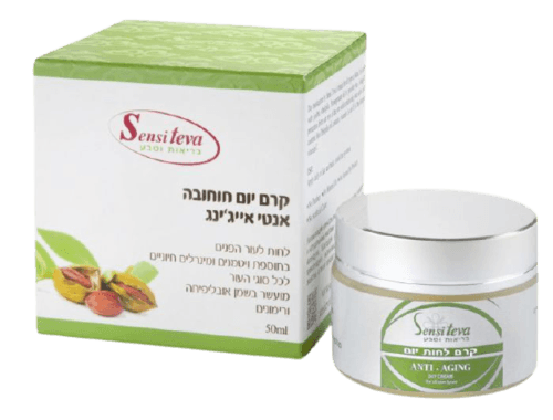 קרם יום | לפנים | חוחובה | מכיל 50 מל | סנסי טבע | Sensi Teva