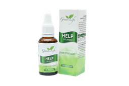 Help | תמצית הלפ | בטעם דובדבן מעודן | 30 מל | גרין לייף | גרין לייף | Green Life