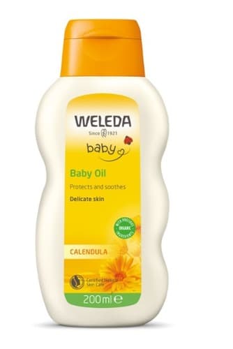 שמן קלנדולה לתינוק | מכיל 200 מל | וולדה בייבי | וולדה | Weleda