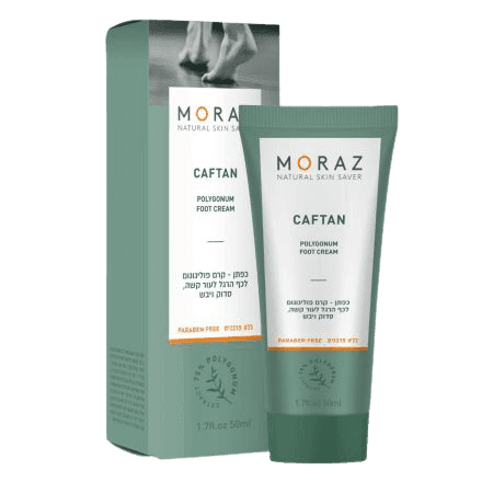 כפתן | קרם פוליגונום | לכף הרגל | מכיל 250 מל | מורז | Moraz