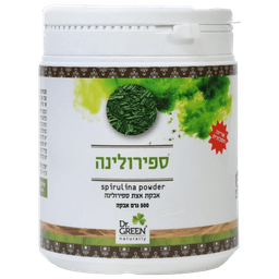 ספירולינה | עם אצת ספירולינה | מכיל 500 כמוסות | דר גרין | Dr Green