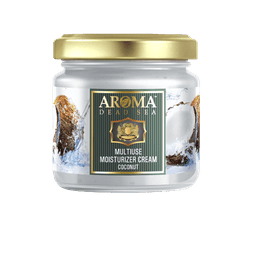קרם רב שימושי | קוקוס | מכיל 100 מל | עשיר בשמנים טבעיים ומינרלים מים המלח - ויטמין A ו-E | ארומה דד סי | Aroma Dead Sea