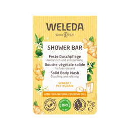 וולדה | סבון תמרוקים | גינגר ופטיט גריין | מכיל 75 גרם וולדה | Weleda