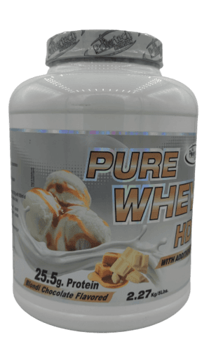 POWERTECH - אבקה חלבון להכנת משקה על בסיס מי גבינה בטעם שוקולד לבן קרמל - PURE WHEY HD - 2 KG פאוורטק | Powertech