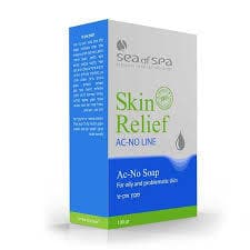 סבון אק נו | לעור שמן ובעייתי | מכיל 100 גרם | הסבון הייחודי עשיר בלקטוז ובקזאין | סי אוף ספא | Sea Of Spa