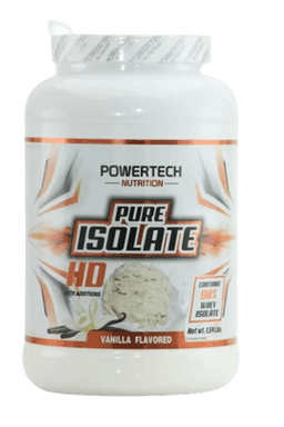 אבקת חלבון פיור איזולייט HD | בטעם ונילה | 18 קג | פאוורטק | Powertech