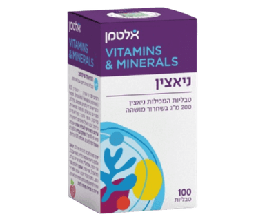 ניאצין | במינון של 200 מג לטבליה | בשחרור מושהה | מכיל 100 טבליות | מכיל ויטמין B3 | המוצר בתוקף עד 300924 אלטמן | ALTMAN