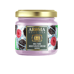 קרם רב שימושי | בניחוח פירות יער | מכיל 100 מל | מכיל מינרלים מים המלח | עשיר בויטמין A ו-E | מזין את העור | ארומה דד סי | Aroma Dead Sea