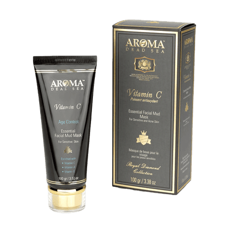 מסכת בוץ לפנים | לעור רגיש ובעייתי אקנה | 100 גרם | ארומה דד סי | Aroma Dead Sea