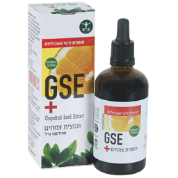 תמצית זרעי אשכוליות | מכיל 100 מל | GSE Forte | ריכוז גבוה של ויטמין C | כשרות בדץ | ברא צמחים | BARA
