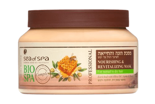 מסכת הזנה והחייאה ביוספא | שמן זית חוחובה ודבש | מכיל 500 מל | ביו ספא | BIO SPA