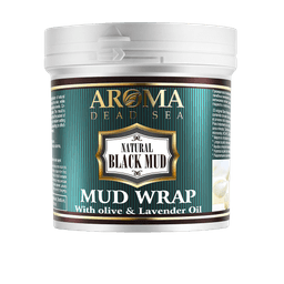 בוץ טבעי מים המלח | 570 גרם | מועשר בשמן זית ושמן לבנדר | ארומה דד סי | Aroma Dead Sea