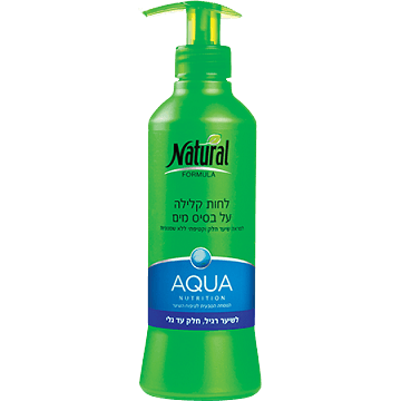 קרם לחות קליל על בסיס מים | לשיער רגיל חלק וגלי | 400 מל | נטורל פורמולה | Natural Formula