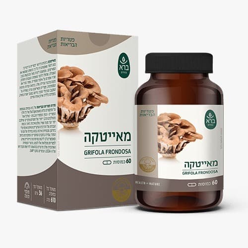 מאייטקה GRIFOLA FRONDOSA | מכיל 60 כמוסות | ברא צמחים | BARA