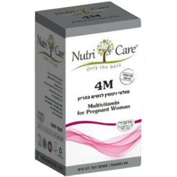 4 אם | מולטי ויטמין ומינרל לנשים | מכיל 60 כמוסות | נוטרי קר | Nutri Care