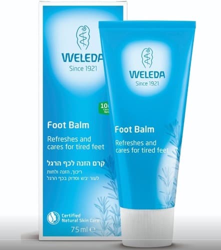 קרם הזנה לכף הרגל | מכיל 75 מל | וולדה | Weleda