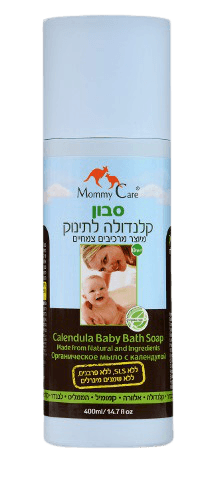 סבון רחצה נוזלי קלנדולה לתינוק - אורגני | מאמי קר | Mommy Care